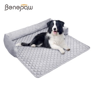 Benepaw ที่นอนโซฟา กันลื่น ซักทําความสะอาดได้ ทนทาน ขนาดเล็ก ขนาดกลาง ขนาดใหญ่ สําหรับสัตว์เลี้ยง สุนัข