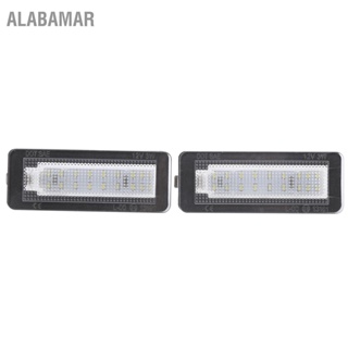 ALABAMAR คู่ LED ไฟส่องป้ายทะเบียนเหมาะสำหรับ BENZ Smart Fortwo Cabriolet/Coupe/Convertible