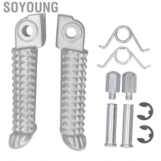 Soyoung Motorcycle Footrest Foot Step Pegs Fit for Yamaha R1 R6 MT09 MT07 R3 R15 R25 FZ1 FZ6 YZF600 YZF1000 Accessories