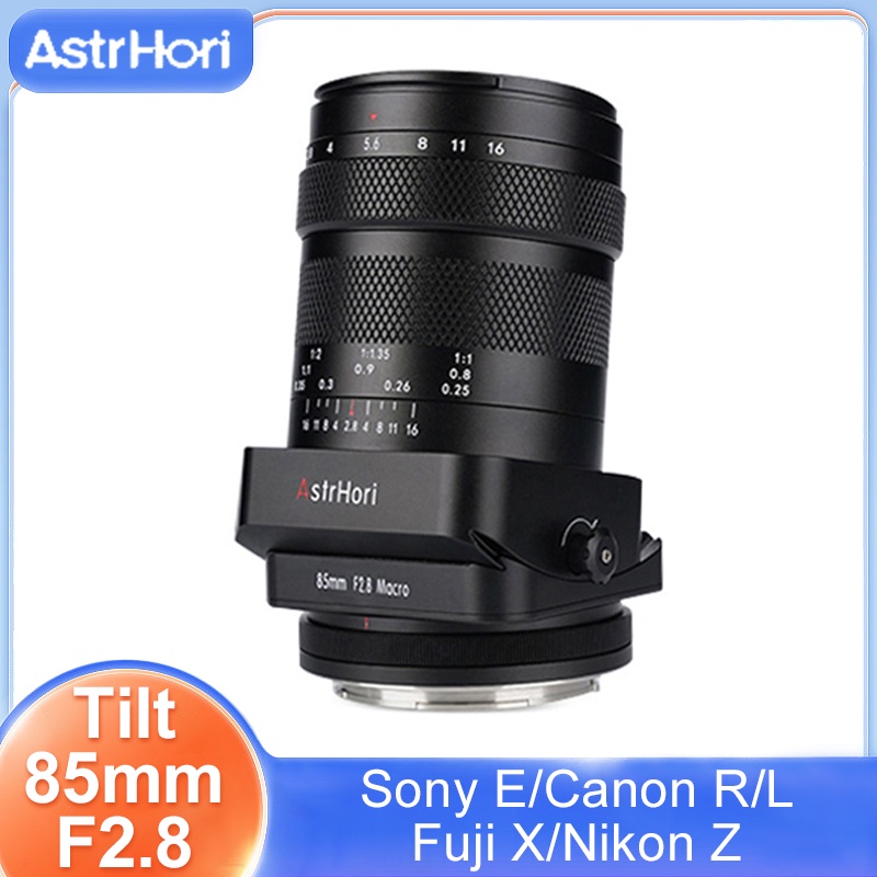 Astrhori 85mm f2.8 เลนส์มาโคร 85 มม. F2.8 สําหรับ Sony E Nikon Z Fuji X Canon EOS R RF L mount
