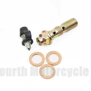 Universal รถจักรยานยนต์เบรค Bolts M10 x 1.25 ท่อเบรคสกรู Banjo Bolt คลัทช์เบรค Caliper สกรูสลักเกลียวเท้าปั๊มสลักเกลียว