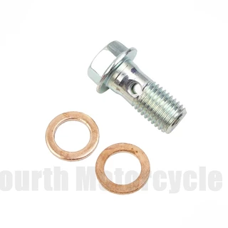 Universal รถจักรยานยนต์เบรค Bolts M10 x 1.25 ท่อเบรคสกรู Banjo Bolt คลัทช์เบรค Caliper สกรูสลักเกลียวเท้าปั๊มสลักเกลียว