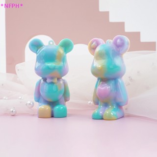 Nfph&gt; ใหม่ แม่พิมพ์ซิลิโคน รูปนักบินอวกาศ พร้อมพวงกุญแจคริสตัล และจี้หลุม สําหรับทําพวงกุญแจ DIY