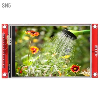 SN5 โมดูล LCD หน้าจอสัมผัส TFT จอแสดงผลอินเทอร์เฟซอุปกรณ์ต่อพ่วงแบบอนุกรม ILI9488 HD 480x320 3.5in