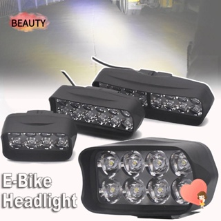 Beauty อะไหล่ไฟหน้าจักรยานไฟฟ้า LED 8 12 16 ดวง กันน้ํา สว่างมาก