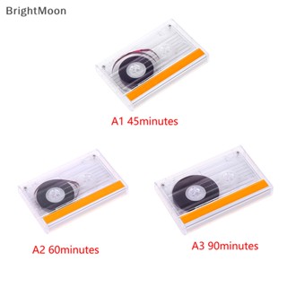 Brightmoon เทปคาสเซ็ตเปล่า พร้อมเทปบันทึกเสียงแม่เหล็ก 45 60 90 นาที สําหรับบันทึกเสียงเพลง