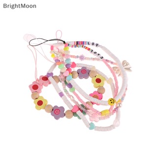 Brightmoon พวงกุญแจ จี้รูปดวงจันทร์ หัวใจ ขนาดเล็ก แบบพกพา สีสันสดใส สําหรับ IP 13 Nice