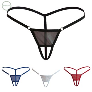 GORGEOUS~Men Underwear See through Bottom Bulge pouch Jock strap Lingerie Casual