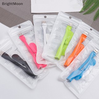 Brightmoon พัดลมระบายความร้อนอิเล็กทรอนิกส์ Led Usb ขนาดเล็ก แบบพกพา สําหรับแล็ปท็อป สมาร์ทโฟน 1 ชิ้น