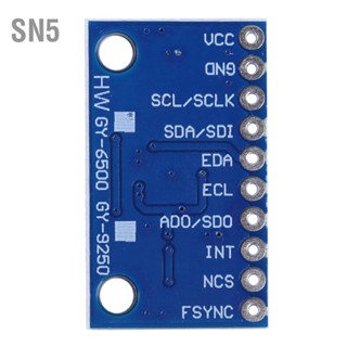 SN5 MPU-9250 9-Axle 16 บิต Gyroscope Acceleration Magnetic Sensor 3 ~ 5V สำหรับการวัดที่แม่นยำ