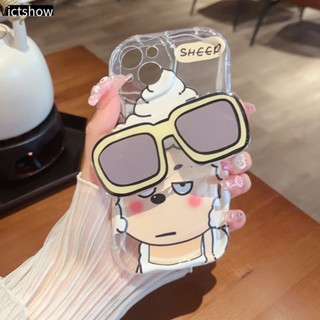 เคสโทรศัพท์มือถือนิ่ม ขอบโค้ง ลายแกะน่ารัก 3D สําหรับ Realme C55 10 C30 C30S C11 2021 C21Y C31 C33 C35 C15 C21 C25 C20 C3 C12 C2