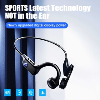 Wireless Bluetooth Earphone Bone Conduction Headphones Open Ear Wireless Headset Sport 5.1 Bluetooth Earbuds Microphone for Running/Gym/Exercise