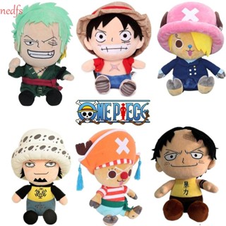 Nedfs ของเล่นตุ๊กตาคอสเพลย์ Ace Law Monkey D Luffy Chopper ขนาด 25 ซม.