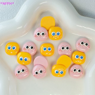 Nfph&gt; ใหม่ เครื่องประดับ สร้อยคอเรซิ่น ลายการ์ตูน Sponge-Bob Kawaii สําหรับตกแต่งสมุดภาพ DIY