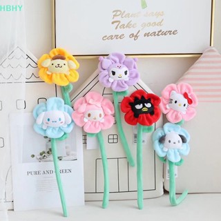 จี้ตุ๊กตา แบบนิ่ม รูปการ์ตูนอนิเมะ Sanrios Melody Cinnamoroll Kuromi Sun Flower ของเล่นสําหรับเด็ก