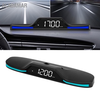 ALABAMAR รถ LED GPS Speedometer พร้อมความเร็ว MPH ระยะทางขับรถ Overspeed Alarm ความเร็วดิจิตอล HUD Gauge