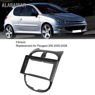 ALABAMAR 9 นิ้วCentral Control GPSนำทางแผงTrim Dash Board Fascia BezelสำหรับPeugeot 206 2000-2008