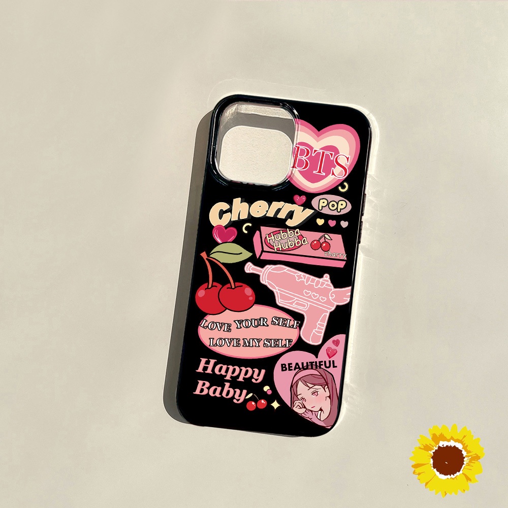 เจลลี่เคสซอฟท์สีดำสำหรับIPhone 11 12 13 14 15 Pro Max 7 8 Plus XS Max XR X SE 2 ฝาครอบป้องกันปลอกซิลิโคน