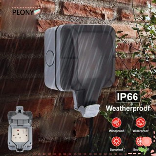 Peonypavilion ปลั๊กซ็อกเก็ตชาร์จ IP66 กันพายุ สําหรับกลางแจ้ง