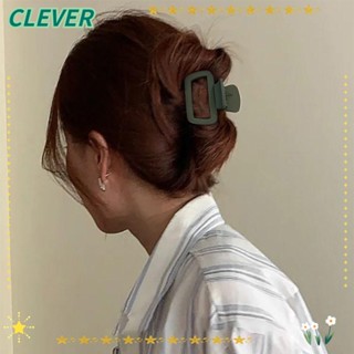 Clever กิ๊บติดผมเรซิ่น กันลื่น เนื้อแมตต์ สไตล์วินเทจ สําหรับผู้หญิง