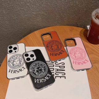 เคสโทรศัพท์มือถือหนัง ชุบไฟฟ้า ระดับไฮเอนด์ สําหรับ iPhone 15 promax 15 pro 15 plus 14 promax 14 pro 14 plus 13 12 11