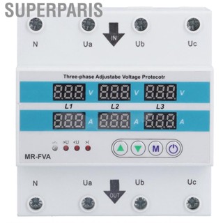 Superparis Current Protector  AC220V MR FVA  Display Voltage Relay for Under Protection Over