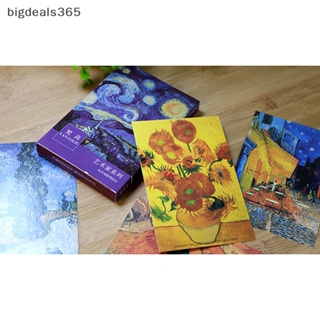 [bigdeals365] โปสการ์ด ลาย Van Gogh สไตล์วินเทจ 30 แผ่น ต่อล็อต