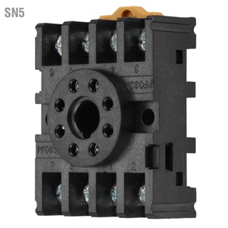 SN5 PF083A 8 Pins ซ็อกเก็ตฐานรีเลย์กำลังสำหรับ MK2P AH3 รีเลย์เวลา