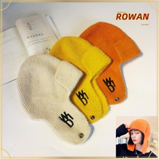 Rowans ที่ครอบหูลําลอง ผ้าวูลถัก ให้ความอบอุ่น แฟชั่นกลางแจ้ง