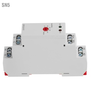 SN5 GRL8-01 รีเลย์ควบคุมระดับของเหลวตัวควบคุมระดับน้ำ 10A AC/DC 24V-240V