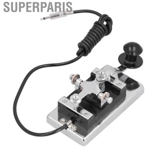 Superparis Morse Code CW Telegraph Hand Key Short Wave   Teaching Aids♡