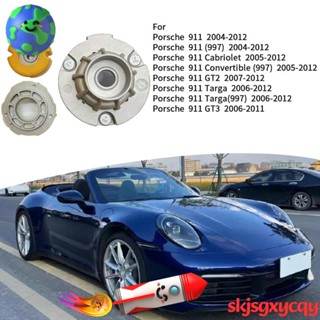 99733306101 โช๊คอัพโลหะ สีเงิน สําหรับ Porsche 911 997 GT2 GT3 Cabriolet Targa