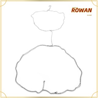 Rowans โซ่ร่างกาย สีทอง สีเงิน สายรัด บิกินี่ เซ็กซี่ บราหน้าอก