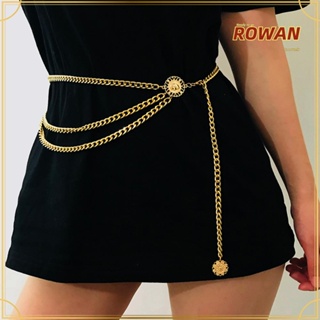 Rowans สายโซ่คล้องเอว 3 ชั้น สไตล์โบฮีเมียน สําหรับคล้องกางเกง กระเป๋าสตางค์