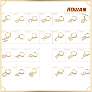 Rowans จิวจมูกแฟชั่น ประดับเพทาย ทรงกลม หรูหรา