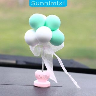 [Sunnimix1] ลูกโป่งแดชบอร์ดจําลอง ขนาดเล็ก สําหรับตกแต่งรถยนต์