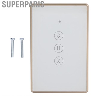 Superparis WiFi Smart Switch  Automatically Turn On or Off Standard Intelligent Dimmer 95‑250V for Electric Roller Blinds IFTTT Roqi Google Home