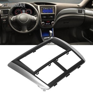 ALABAMAR แผงนำทางเปลี่ยนกรอบสำหรับ Subaru Impreza 2007-2012 Double Din รถวิทยุ Fascia