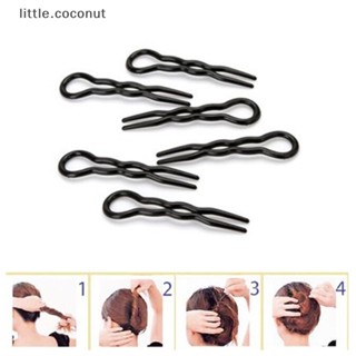[little.coconut] กิ๊บติดผมเกลียวถักเปีย เรียบง่าย 3 ชิ้น ต่อ 1 ชุด