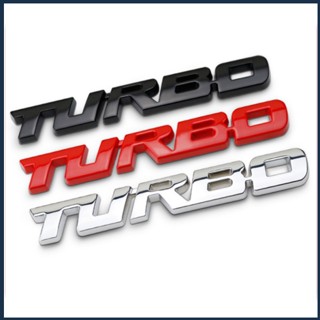 [BIN] สติกเกอร์โลหะ ลายโลโก้ Turbo สําหรับติดตกแต่งรถยนต์