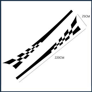 [BIN] สติกเกอร์ฟิล์มไวนิล ลายขวาง Diy สําหรับติดตกแต่งรถยนต์