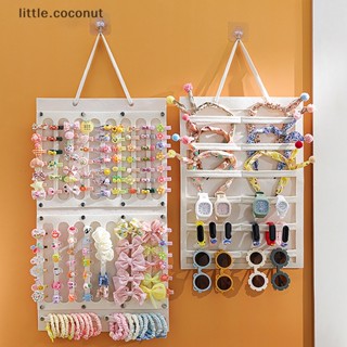 [little.coconut] ที่คาดผม แบบแขวนผนัง ขนาดใหญ่ ประหยัดพื้นที่ สําหรับเด็กผู้หญิง