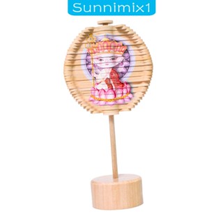 [Sunnimix1] ของเล่นไม้ หมุนได้ สําหรับครอบครัว ปาร์ตี้วันเกิด