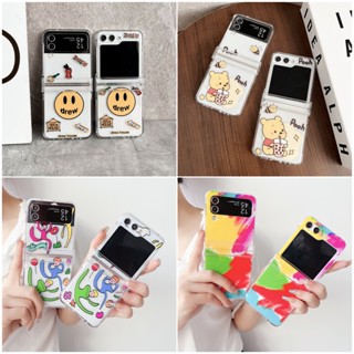 เคสโทรศัพท์มือถือแบบแข็ง พับได้ กันกระแทก ลายการ์ตูน สําหรับ Samsung Galaxy Z Flip 3 Flip4 Flip5