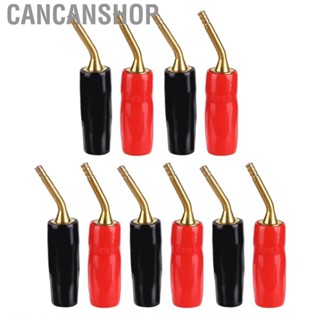 Cancanshop Banana Plugs for Speaker Wire Copper Audio Plug Connector Speakers