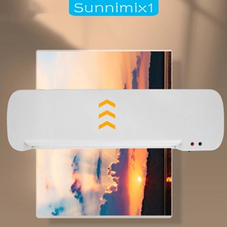 [Sunnimix1] เครื่องเคลือบบัตร ขนาด A4 3-5 นาที แบบพกพา สําหรับบ้าน โรงเรียน