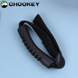 Chookey ที่จับพลาสติก PVC สีดํา สําหรับพนักพิงศีรษะรถยนต์ 2 ชิ้น