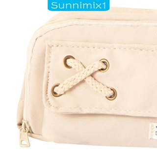 [Sunnimix1] กระเป๋าดินสอ กระเป๋าเครื่องสําอาง กระเป๋าเครื่องเขียน สําหรับเด็กผู้หญิง และผู้ใหญ่