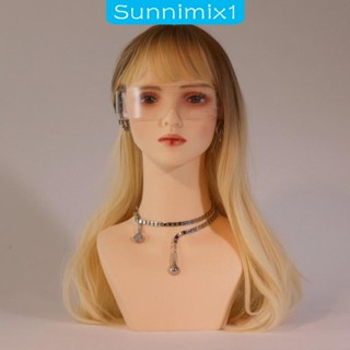 [Sunnimix1] หุ่นหัวผู้หญิง อเนกประสงค์ พร้อมอุปกรณ์แต่งหน้า เรียบเนียน สําหรับโชว์หมวก จัดแต่งทรงผม