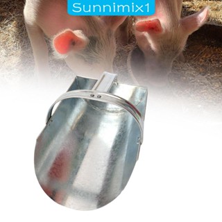 [Sunnimix1] ช้อนป้อนอาหารสัตว์ ด้ามจับสบาย สําหรับให้อาหารสัตว์ปีก กลางแจ้ง